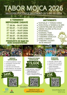 Tabor Mojca 2026